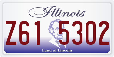IL license plate Z615302