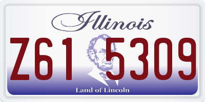 IL license plate Z615309