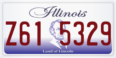 IL license plate Z615329