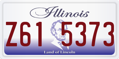 IL license plate Z615373