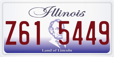 IL license plate Z615449