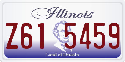 IL license plate Z615459