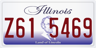 IL license plate Z615469
