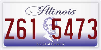 IL license plate Z615473