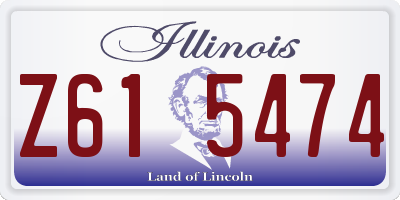 IL license plate Z615474