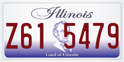 IL license plate Z615479