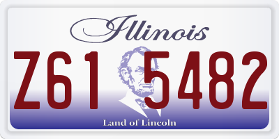 IL license plate Z615482
