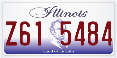 IL license plate Z615484