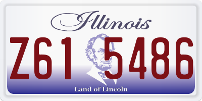 IL license plate Z615486