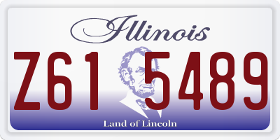 IL license plate Z615489