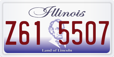 IL license plate Z615507