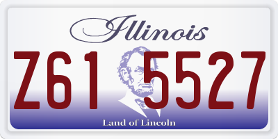 IL license plate Z615527