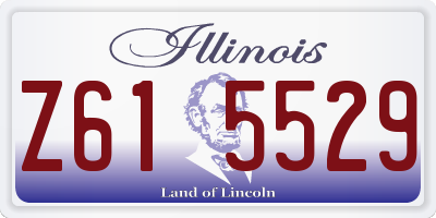 IL license plate Z615529
