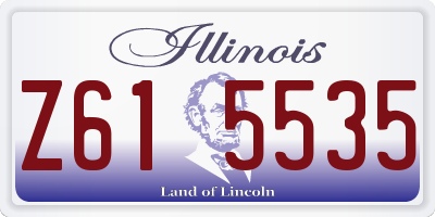 IL license plate Z615535