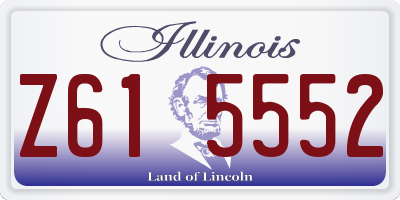 IL license plate Z615552