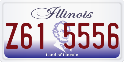 IL license plate Z615556