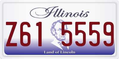 IL license plate Z615559
