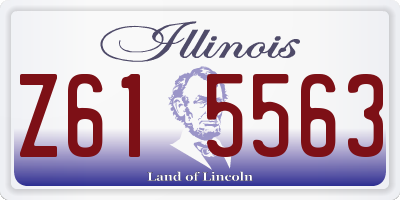 IL license plate Z615563