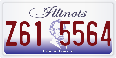 IL license plate Z615564