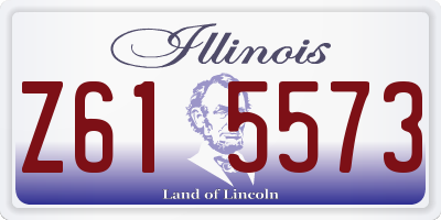 IL license plate Z615573