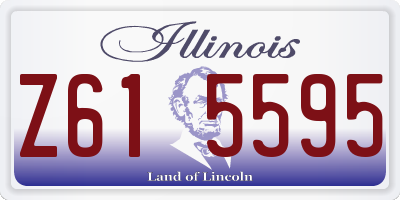 IL license plate Z615595