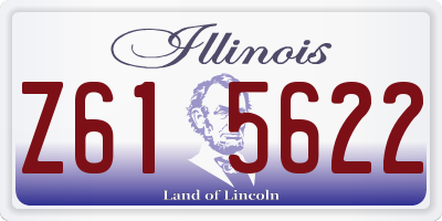 IL license plate Z615622