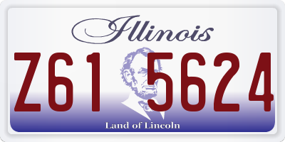 IL license plate Z615624