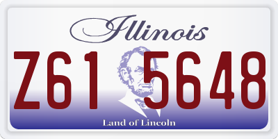 IL license plate Z615648