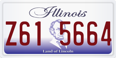 IL license plate Z615664