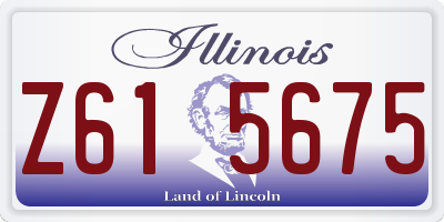 IL license plate Z615675