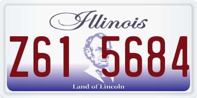 IL license plate Z615684