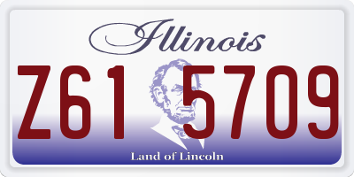 IL license plate Z615709