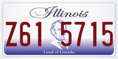 IL license plate Z615715
