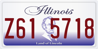 IL license plate Z615718