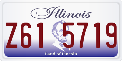 IL license plate Z615719