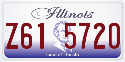 IL license plate Z615720