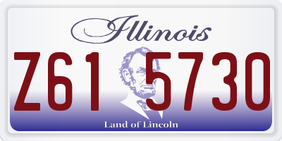IL license plate Z615730