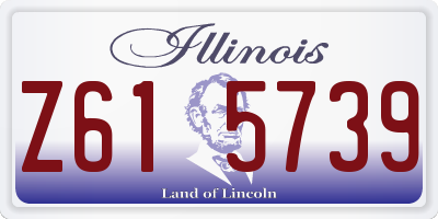 IL license plate Z615739
