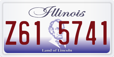 IL license plate Z615741