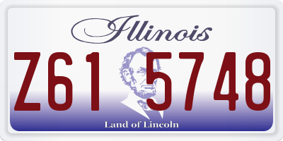IL license plate Z615748