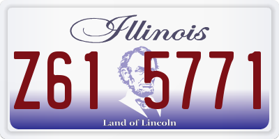 IL license plate Z615771