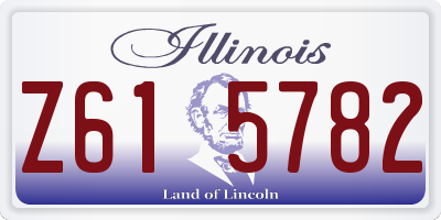 IL license plate Z615782