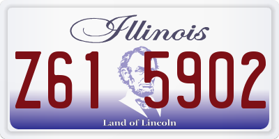 IL license plate Z615902
