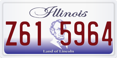 IL license plate Z615964