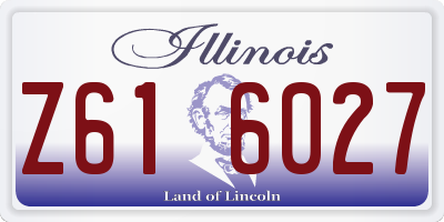 IL license plate Z616027