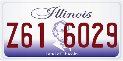 IL license plate Z616029