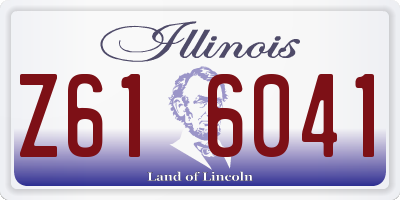 IL license plate Z616041
