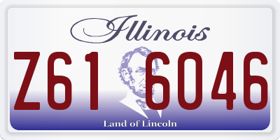 IL license plate Z616046