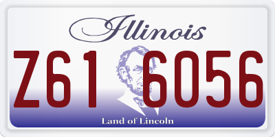 IL license plate Z616056