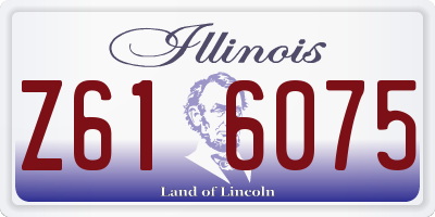 IL license plate Z616075